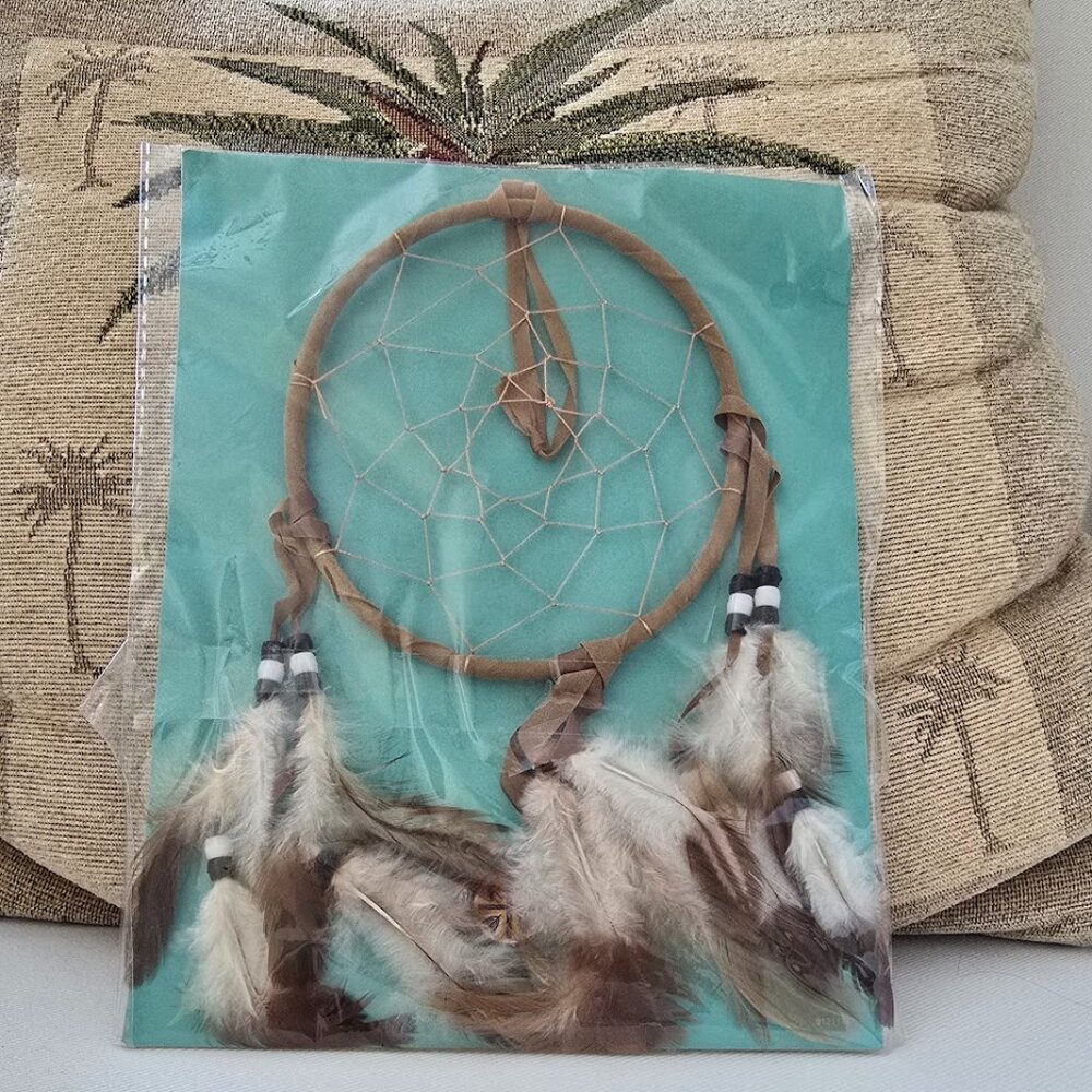 Native American Small Dreamcatcher Wall Decor Feathers Bohemian Legend NEW